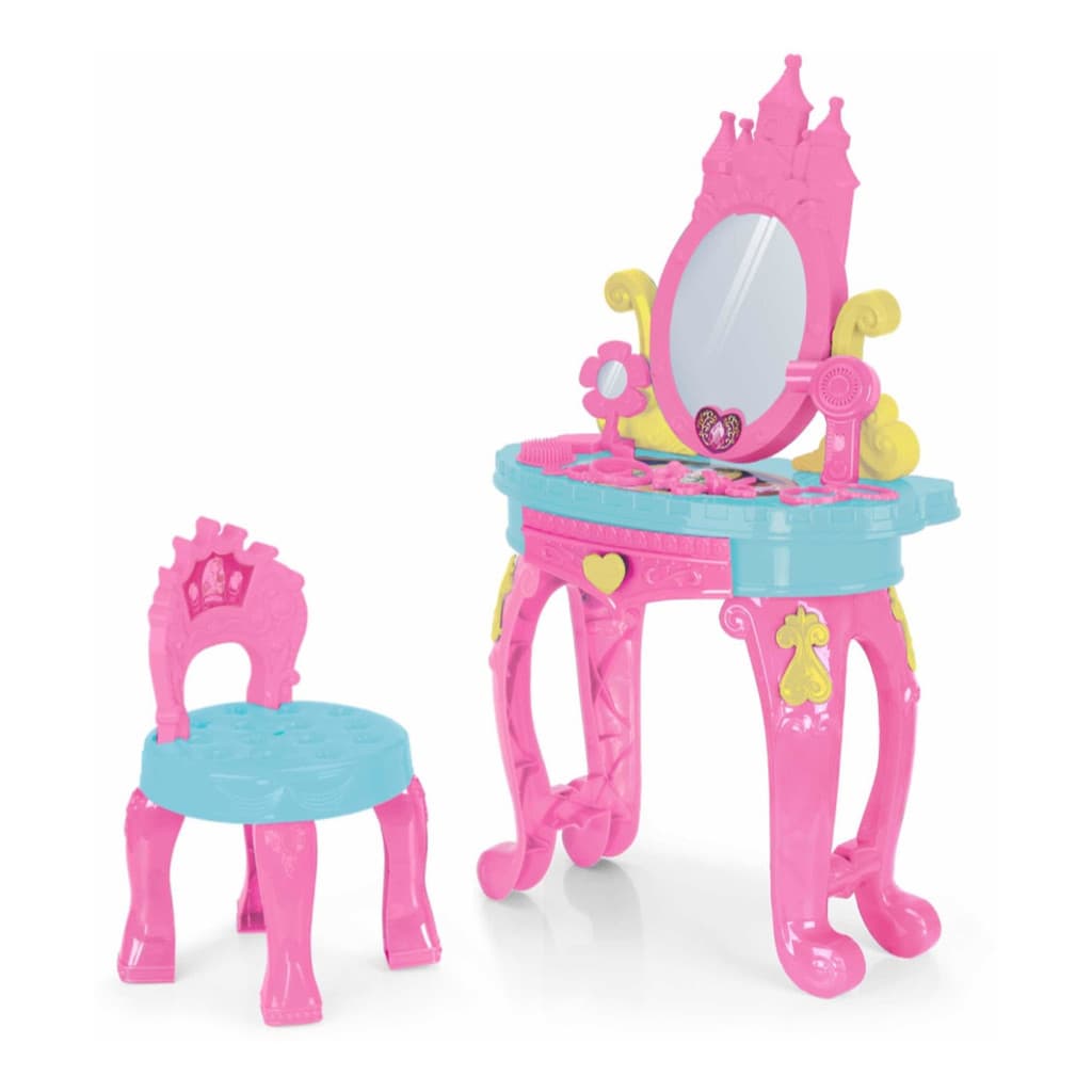 Salão de Beleza Infantil Penteadeira Rosa Princesas