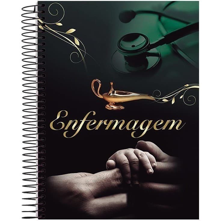 Caderno   De Profissão Enfermagem Saúde 10 Matérias 160fls