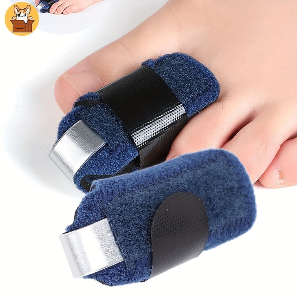 Alisador De Dedos Com Martelo Respirável Am-az Alça Ajustável-Ajuste Confortável Para Enrolados , Tortos E Garras