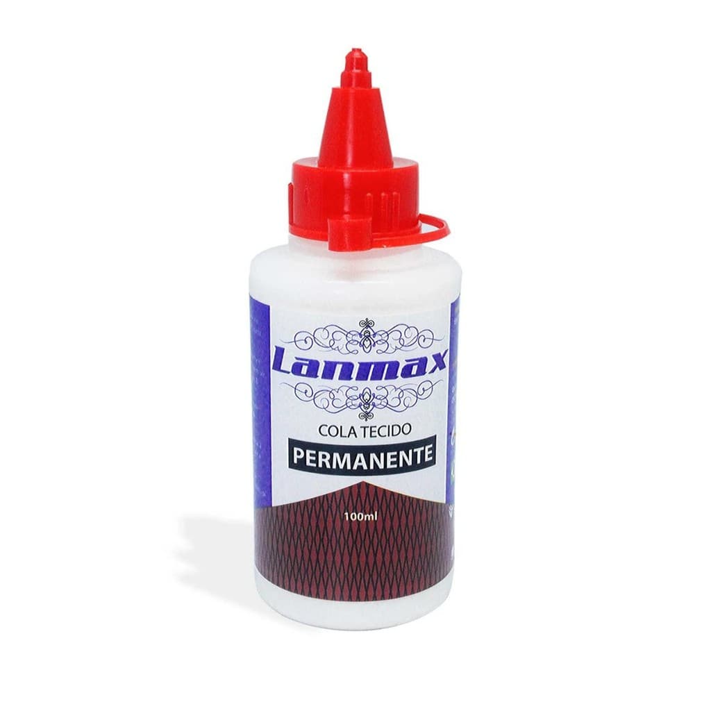 Cola para Tecido Permanente Artesanato Patchwork Lanmax 100ml