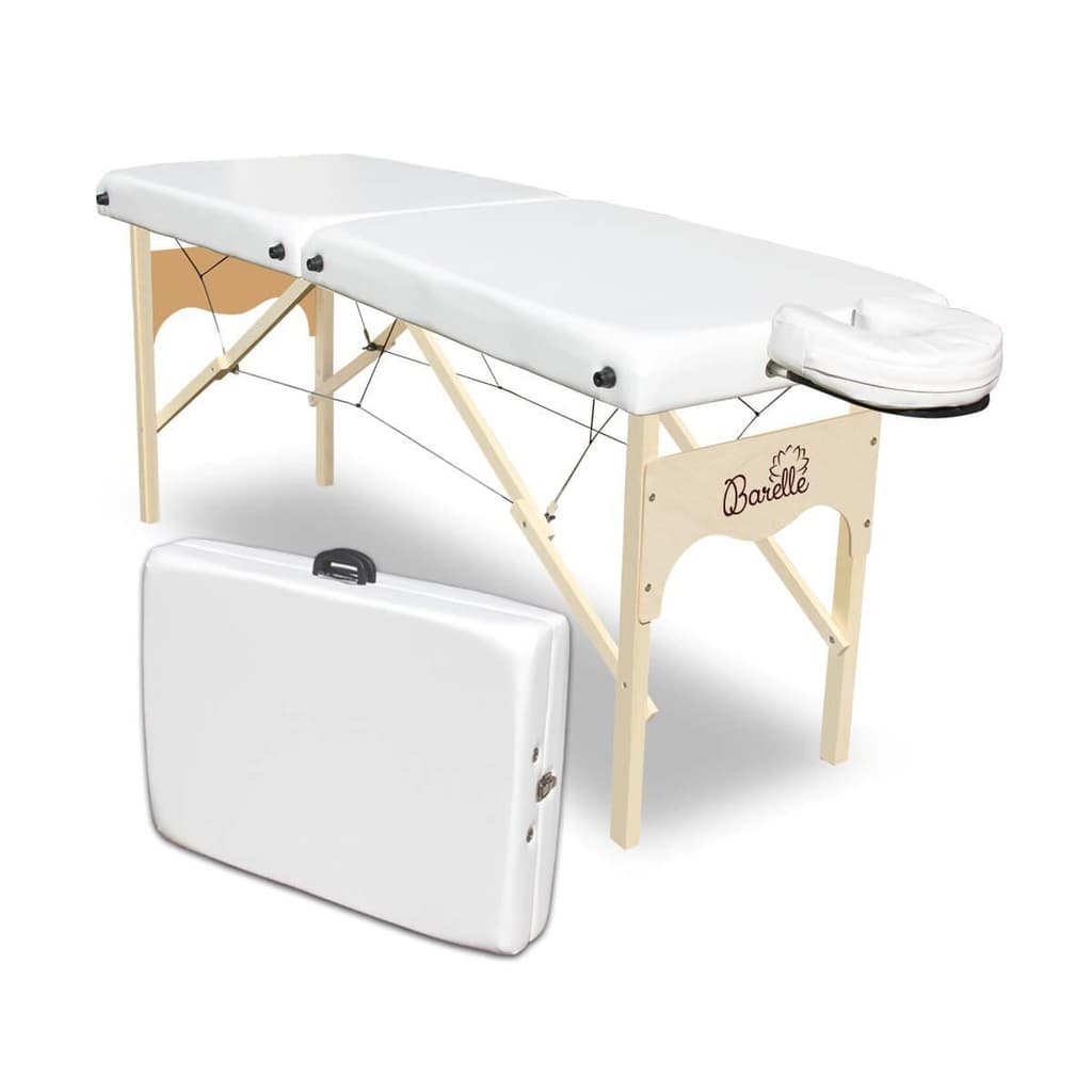 Maca Portátil Profissional 65cm s/Regulagem de Altura - 300kg - Barelle Bege