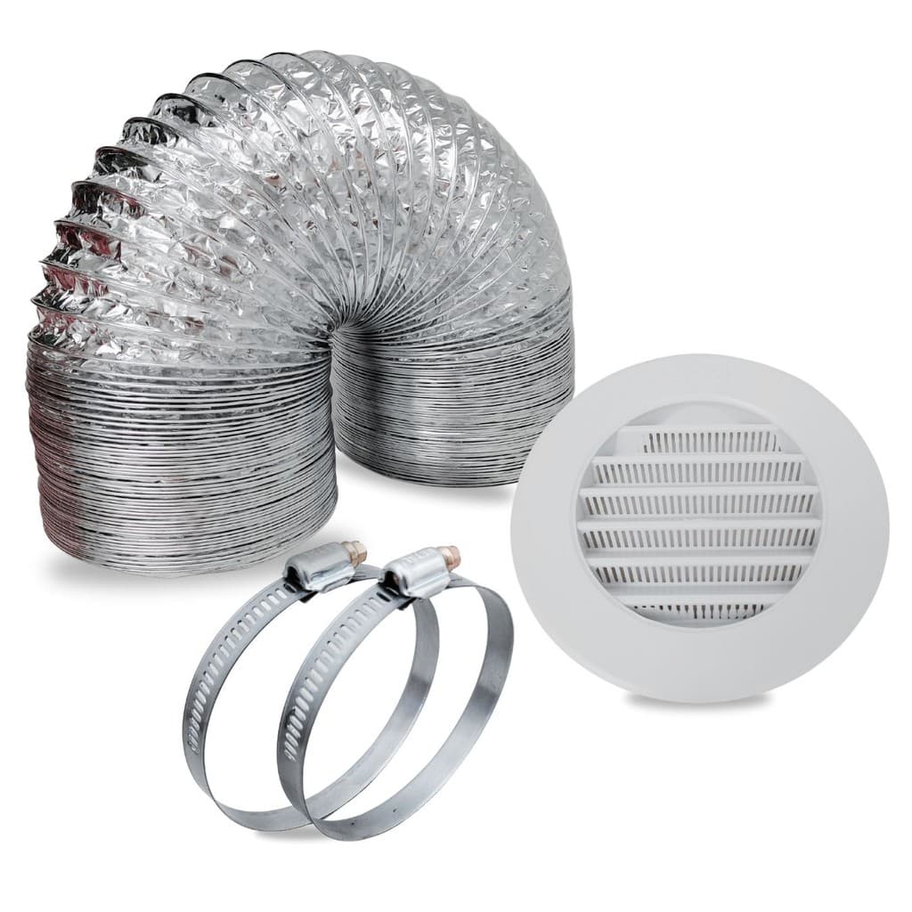Kit Duto Ventilação Ar Instalação De Coifas 150mm 3 Metros