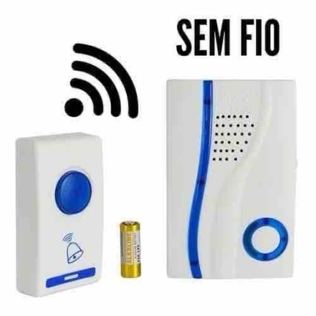 Campainha Residencial Sem Fio Wireless 100m