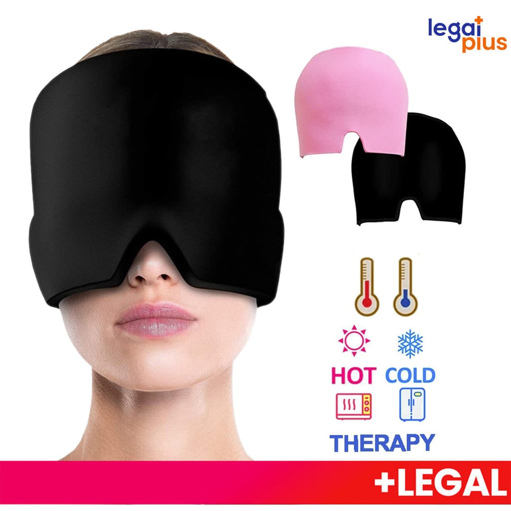 Touca Remédio para Dor de Cabeça Chapéu Soother Máscara de Terapia Térmica Flexível, Confortável