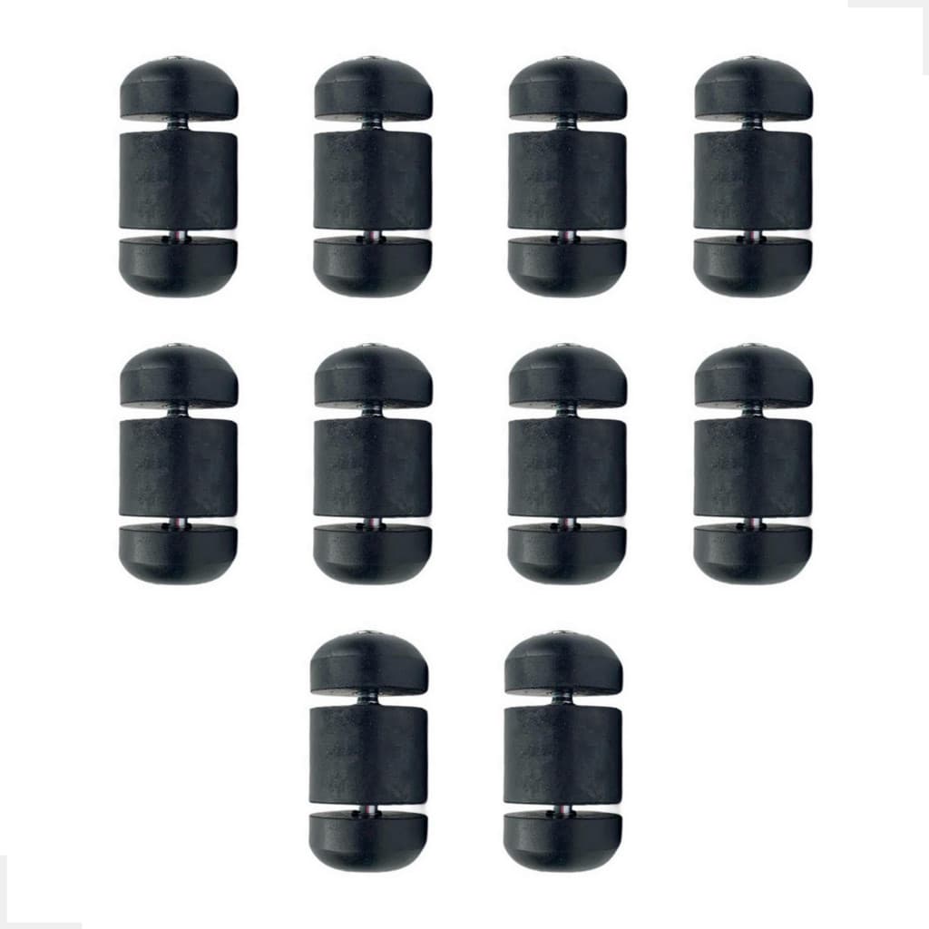 KIT 10 ROLETES BERÇO ROLLER CARRETA REBOQUE BARCO LANCHA