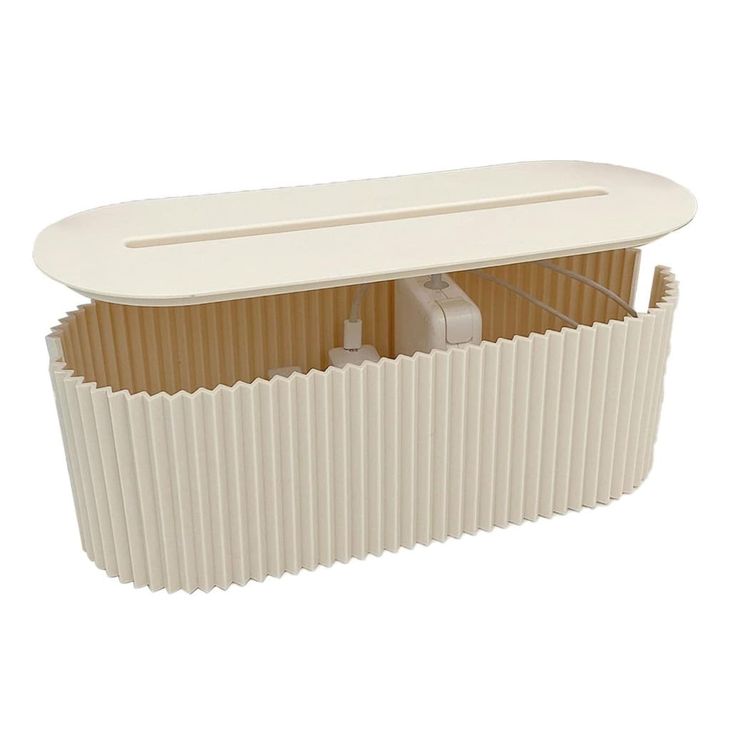 Organizador de Mesa Para Cabos e Fios Multiuso Armazenamento de Tomadas Caixa