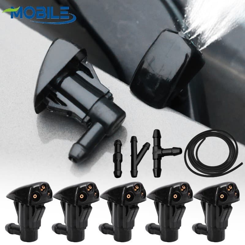 Kit De Mangueira Lavadora De Pára-Brisa Resistente-Junta De Tubo De Spray De Limpador De Carros , Construção De Borracha