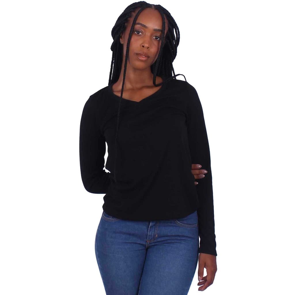 Lãzinha Feminina Gola V