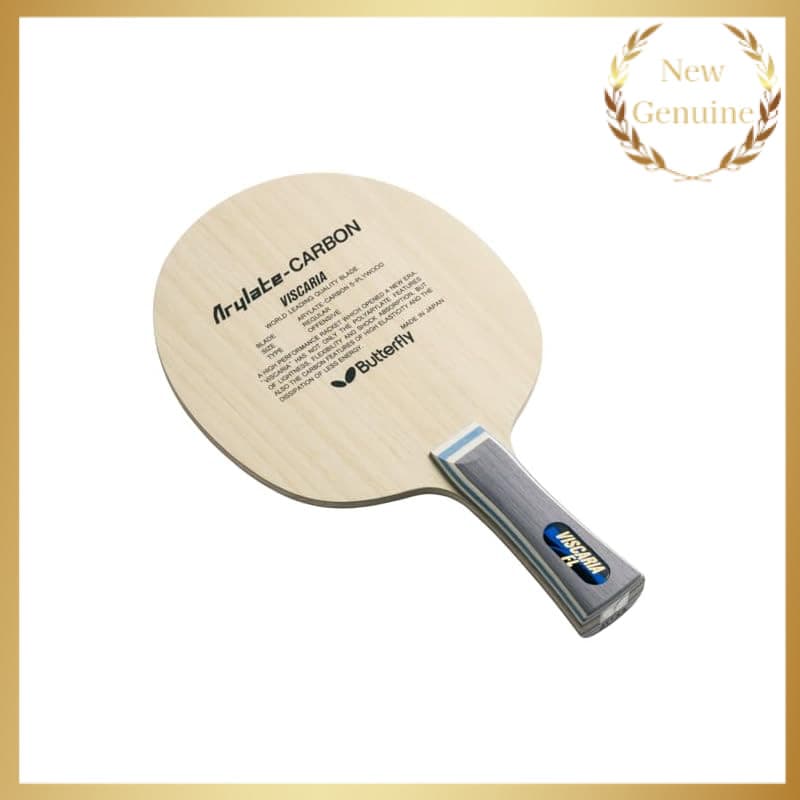 Butterfly Table Tennis Racket Viscaria Shakehand Offensive with Special Material - Flare and Straight Handles