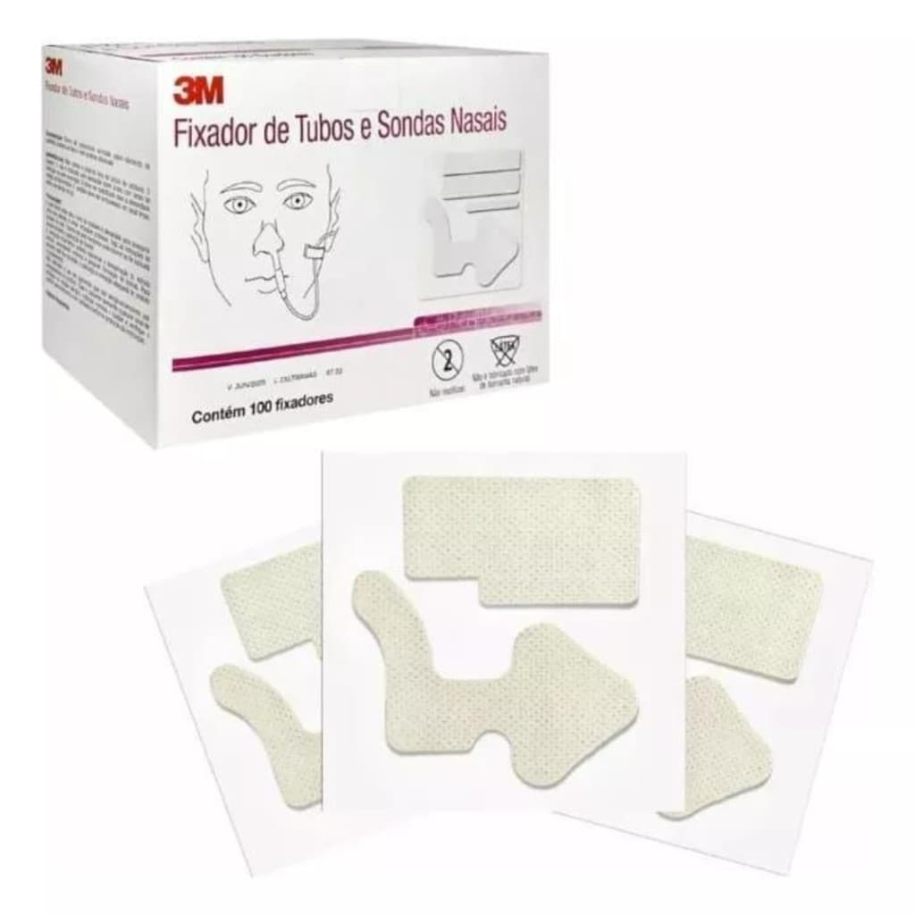 Kit C/10 Unidades Fixador De Tubos E Sondas / Nasais / 3m