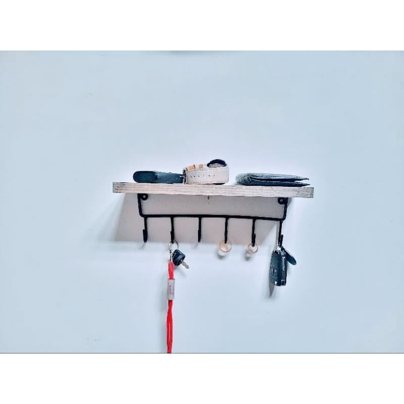 Porta chave com prateleira artesanal
