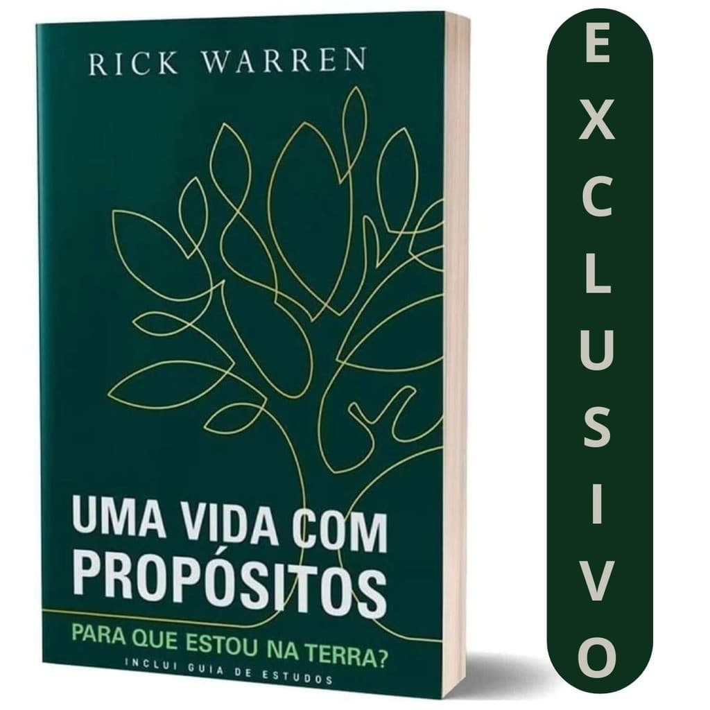 Livro Uma Vida Com Propósitos | Rick Warren | Original - Editora Vida 