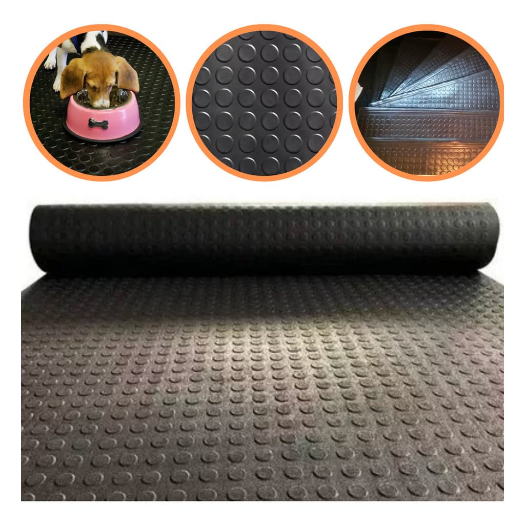 1,5m Piso Tipo Moeda Emborrachado Pronta Entrega 1,5m x 1m - 3mm