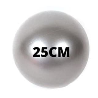 Kit 2 Bola Overball Pilates Fisioterapia Yoga Alongamento Exercicios 25 Cm