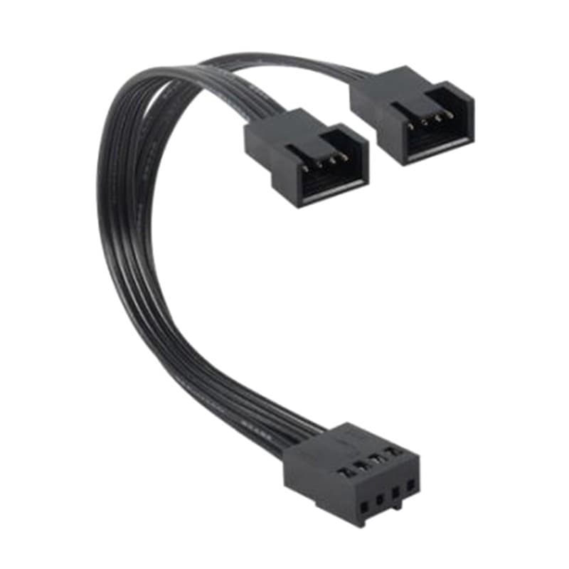 Estone Eficiente 4Pin PWM Fan Splitter Cable Para Conexão Placas-Mãe Dois Ventiladores 10cm Design Economia