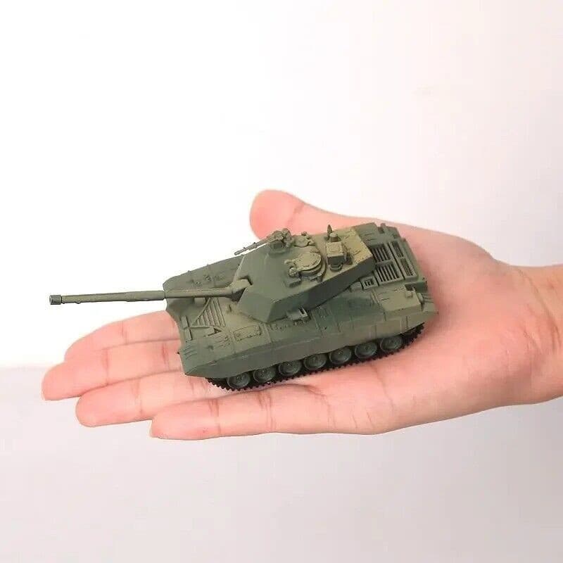 Modelo De Mini Tanque Em Escala 1/72 , Quebra-Cabeça Militar Da Segunda Guerra Mundial , Plástico , Fácil De Montar , Pi