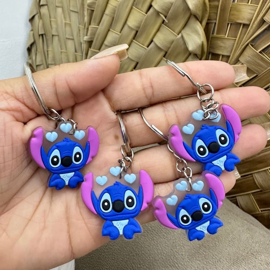 Chaveiro Stitch Lilo Lembrancinhas  Aniversário Tema  Kit 10/50