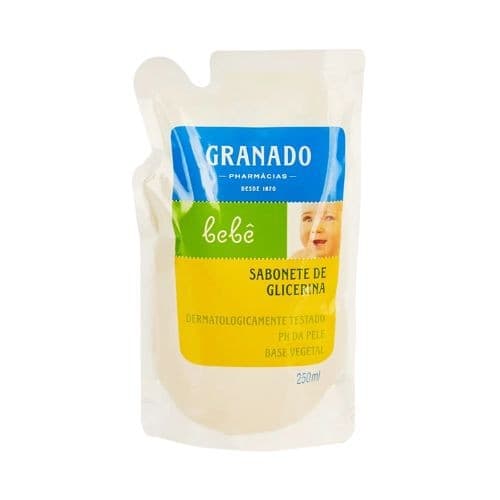 SABONETE LIQ REFIL GRANADO BEBE 250ML TRADICIONAL