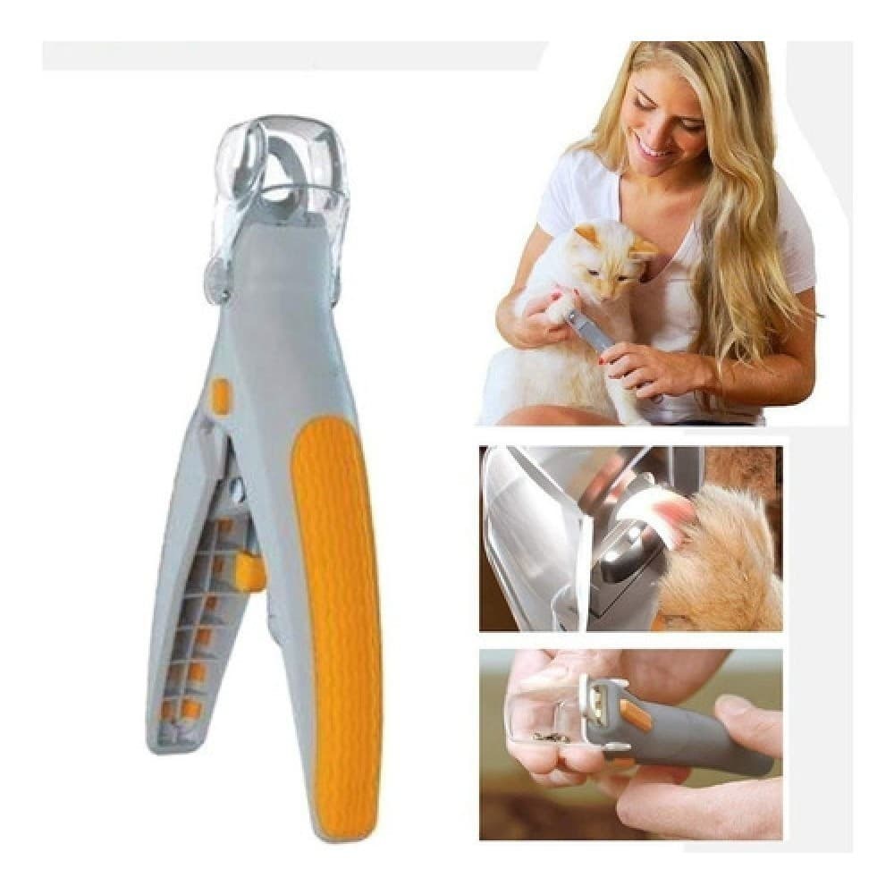 Alicate Cortador de Unha Pet com Led