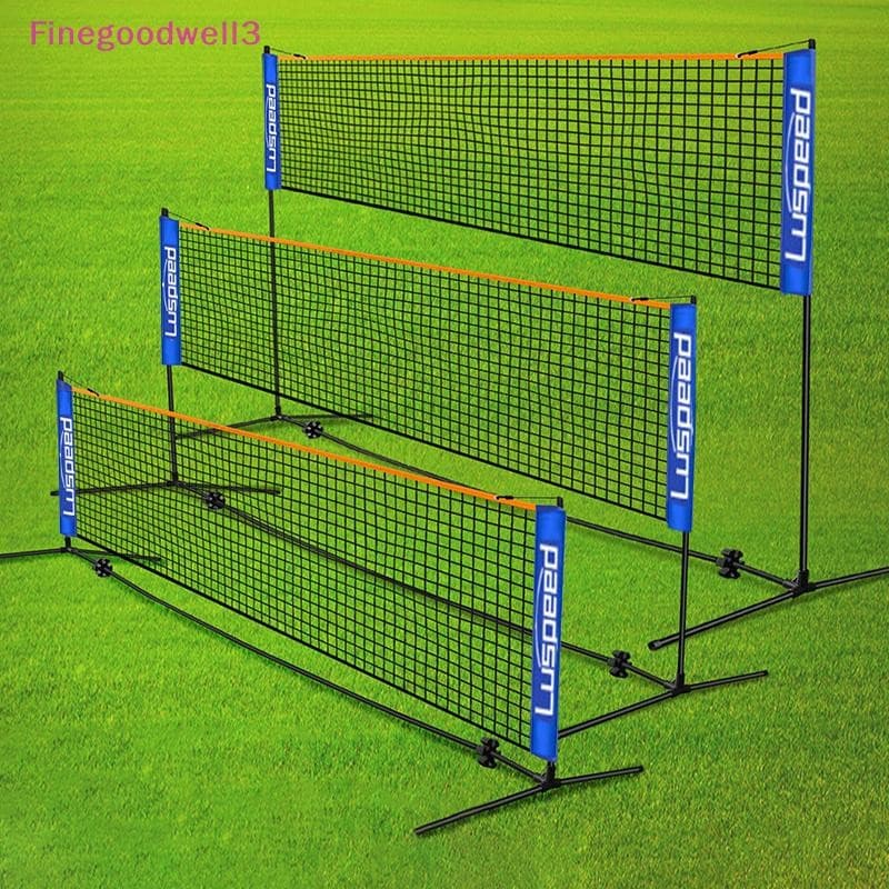 Finegoodwell3 Portátil Dobrável Padrão Profissional Badminton Net Indoor Esportes Ao Ar Livre Vôlei Tênis Treinamento Re