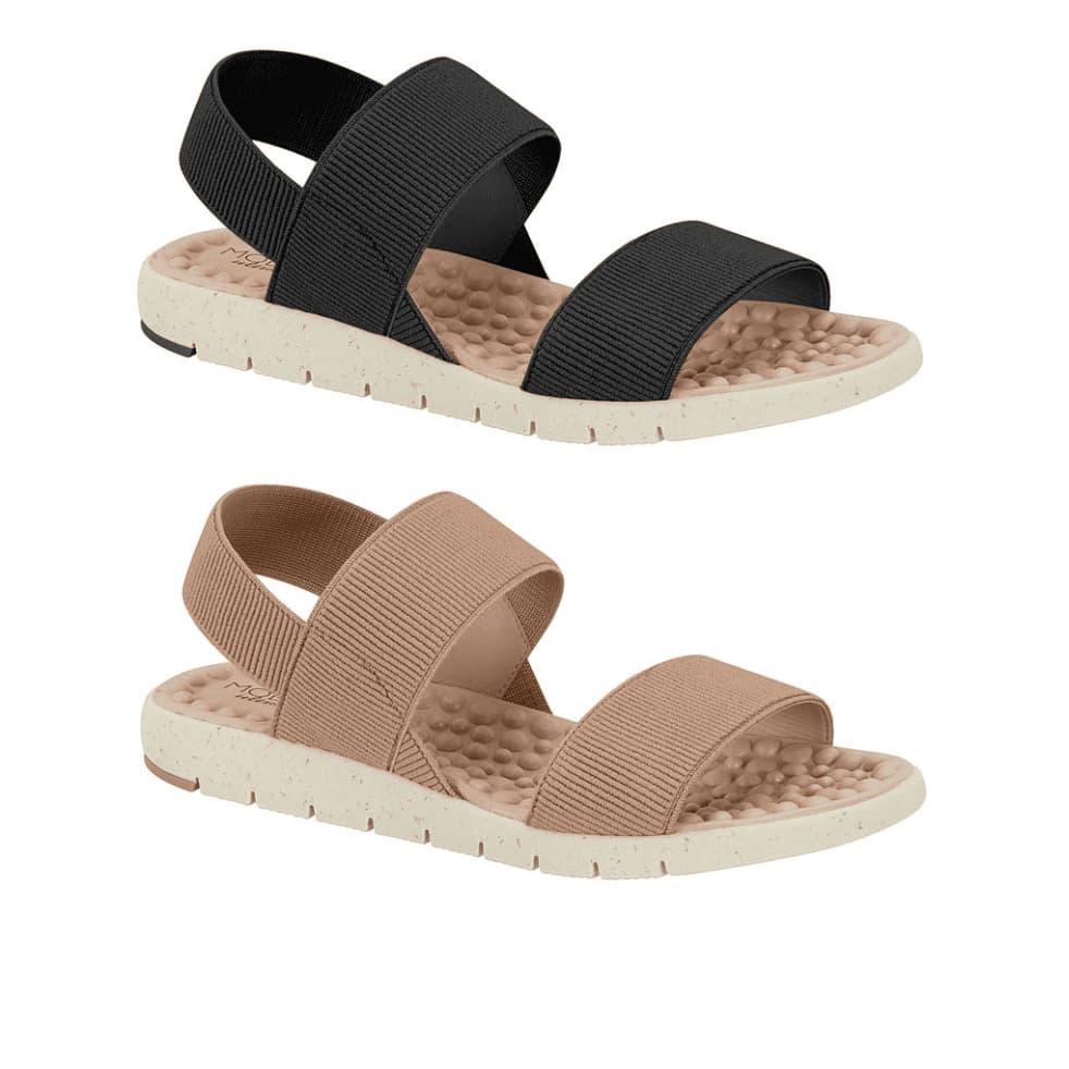 Sandalia Ortopedica Feminina De Elastico Modare Ultra Conforto Original Elegante 7162.206
