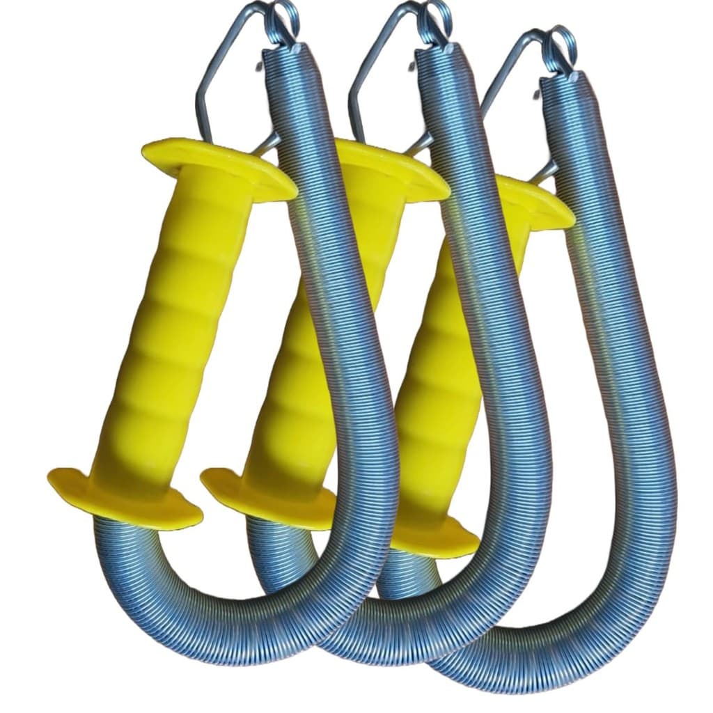 KIT 3 TERMINAL PORTEIRA CERCA  ELETRICA COM MOLA EXTERNA 6M