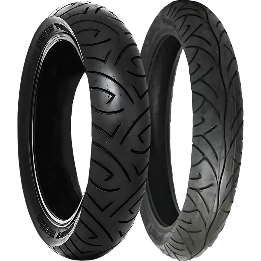 Kit Pneu 100/80-17 + 140/70-17 S/ Câmara Sport Demon Pirelli