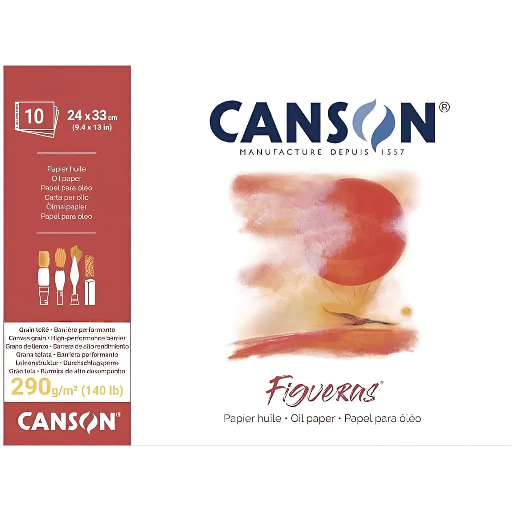 Bloco Canson A3 Figueras 290g 33x41 c/ 10 Folhas