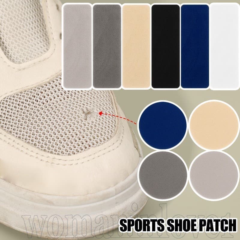 6 Unidades De Remendos Para Reparo De Furos De Sapatos-Protetor De Calcanhar De Tênis-Adesivos De Vamp Cortáveis-Antides