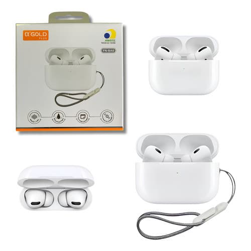 Fone A'gold Fn-ba5 Tws Bluetooth 5.4 - Prova D'água, Branco