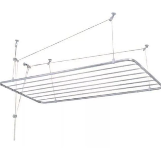 Varal de Teto Secalux Vários Tamanhos C/ Parafusos Para Fixação