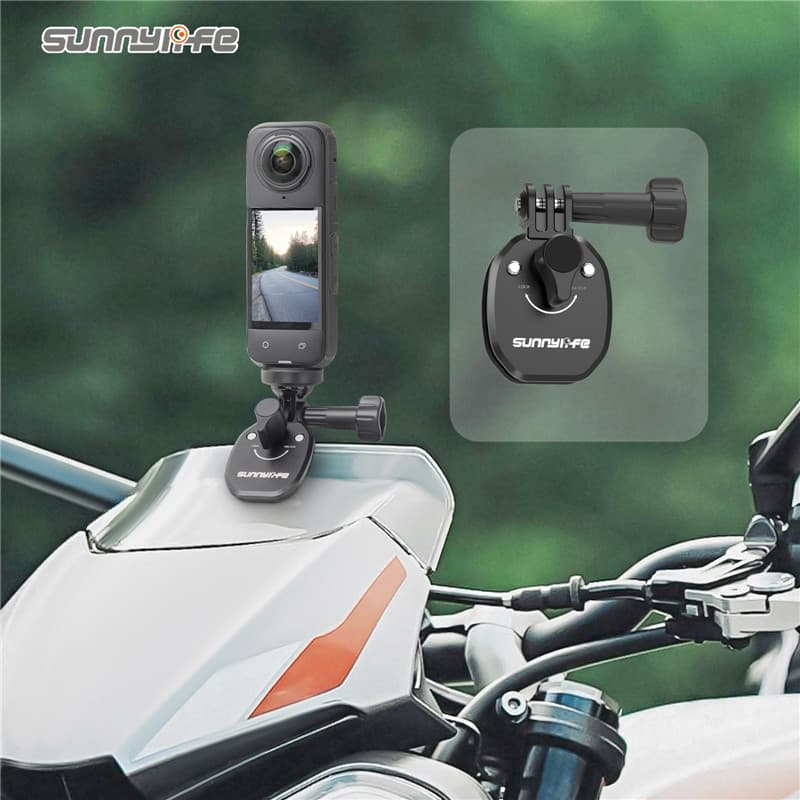 Clipe De Pára-Brisa Universal Para Motocicleta , Braçadeira De Montagem Em Liga De Alumínio GoPro Hero Insta360 DJI Acti