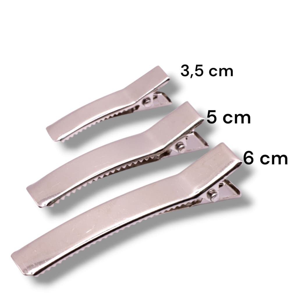 Bico De Pato Presilha Com 2 Garras Niquelado Banho Duplo Reforçado Yama 100 unidades