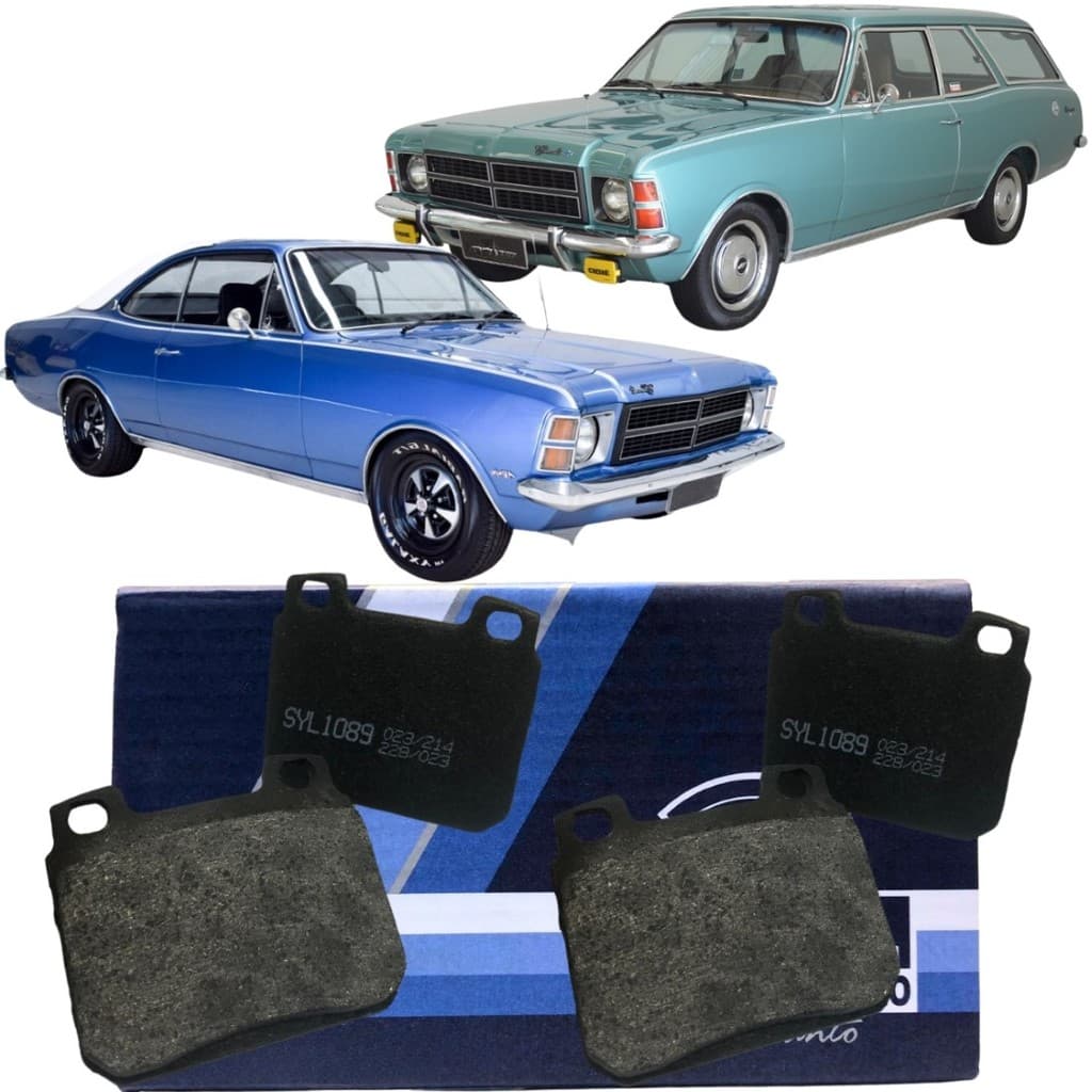 Pastilha De Freio Dianteiro Syl Caravan E Opala 1979 A 1992