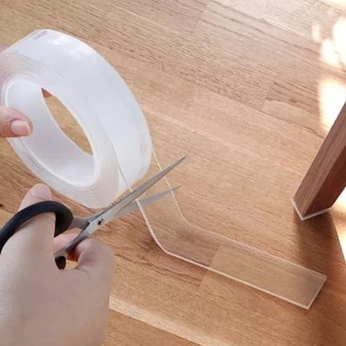 Fita Magica Dupla Face Super Forte Lavável Gel Auto Colante