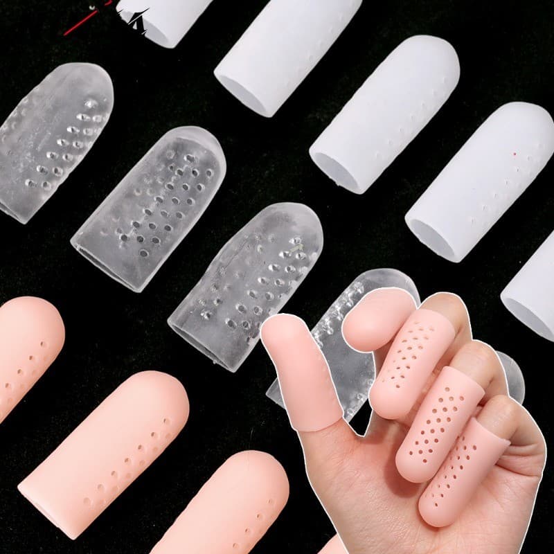 Separador De Alívio Da Dor-Suprimentos Para Cuidados Com As Mãos-Tubos Protetores De Dedo De Silicone-Antifricção , Resp