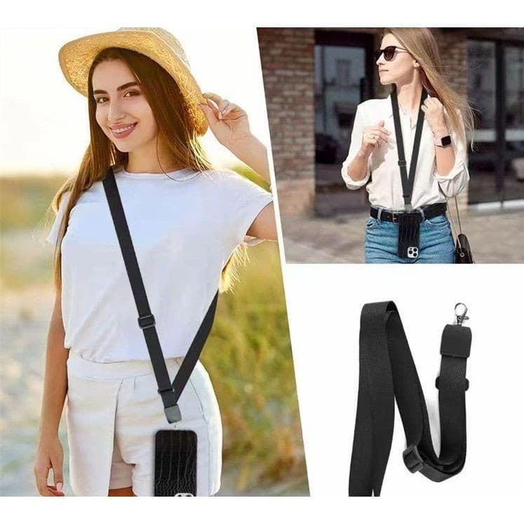 Cordão Criativo Para Celular  Anti-perda  65cm Lisa Faxia larga