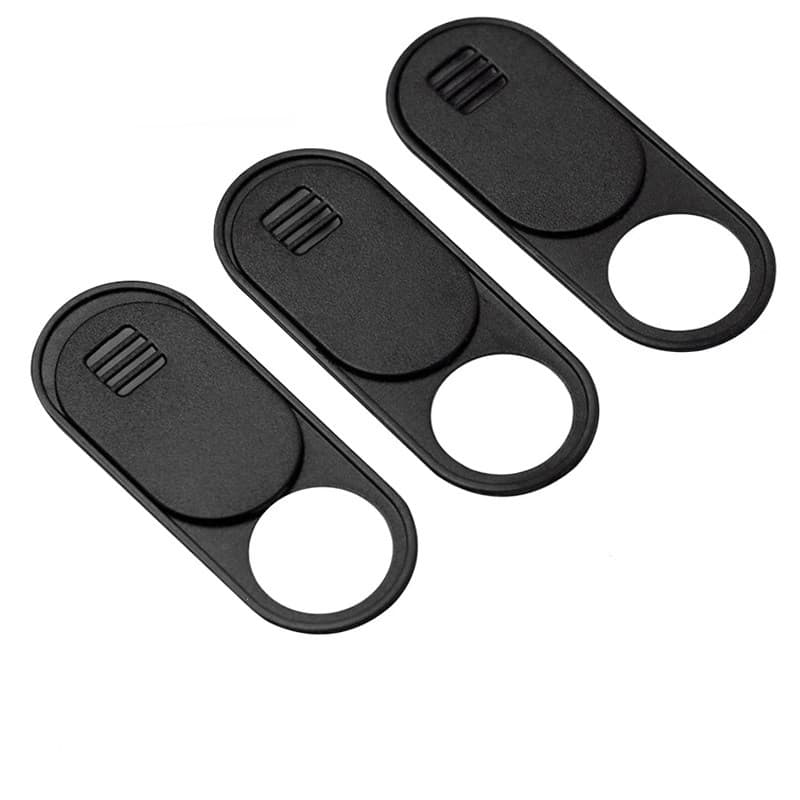 Kit 3 Películas de Privacidade para Câmera Webcam - com Slider Deslizante, Portátil e Seguro