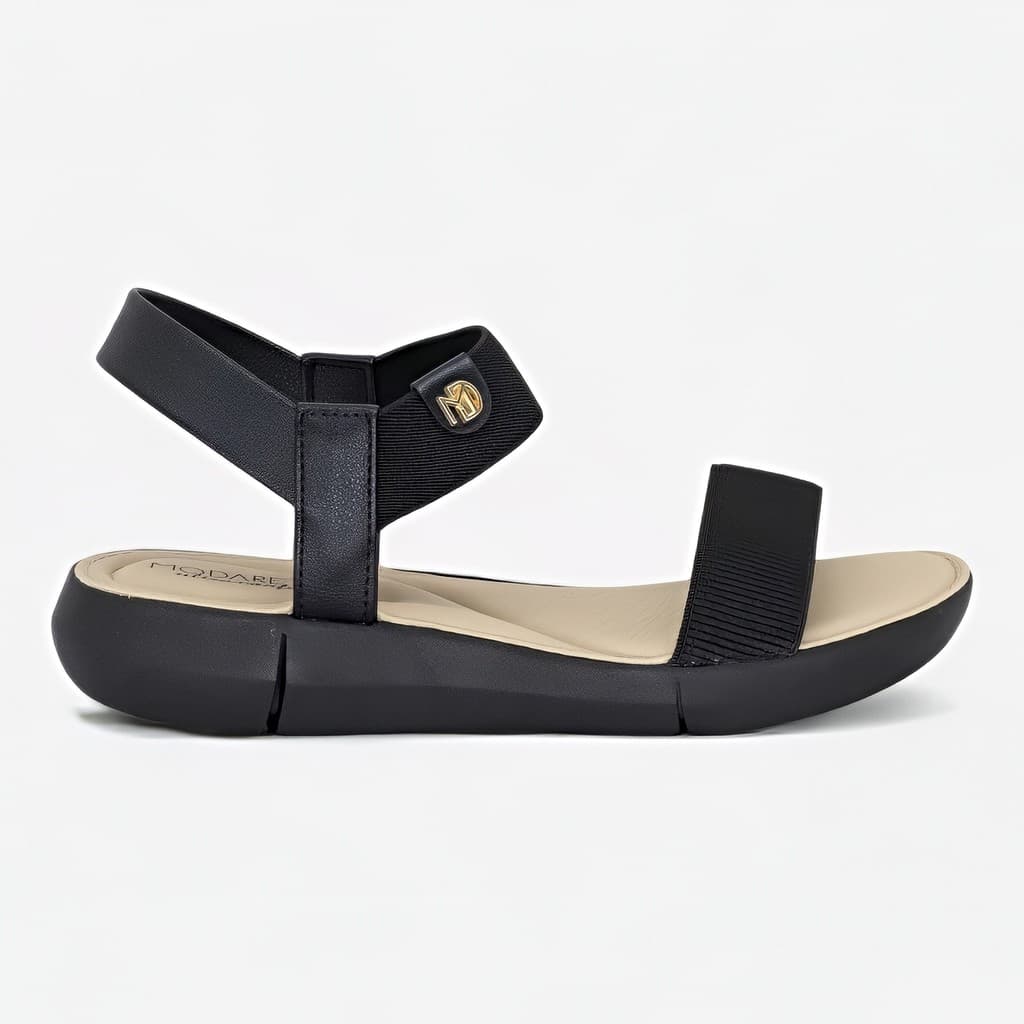 Sandalia Modare Ultra Conforto Ortopedica Feminina Elastico Original