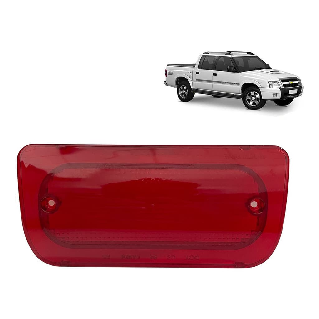 Lente Lanterna Luz Freio Teto Brake Light S10 1995 A 2011