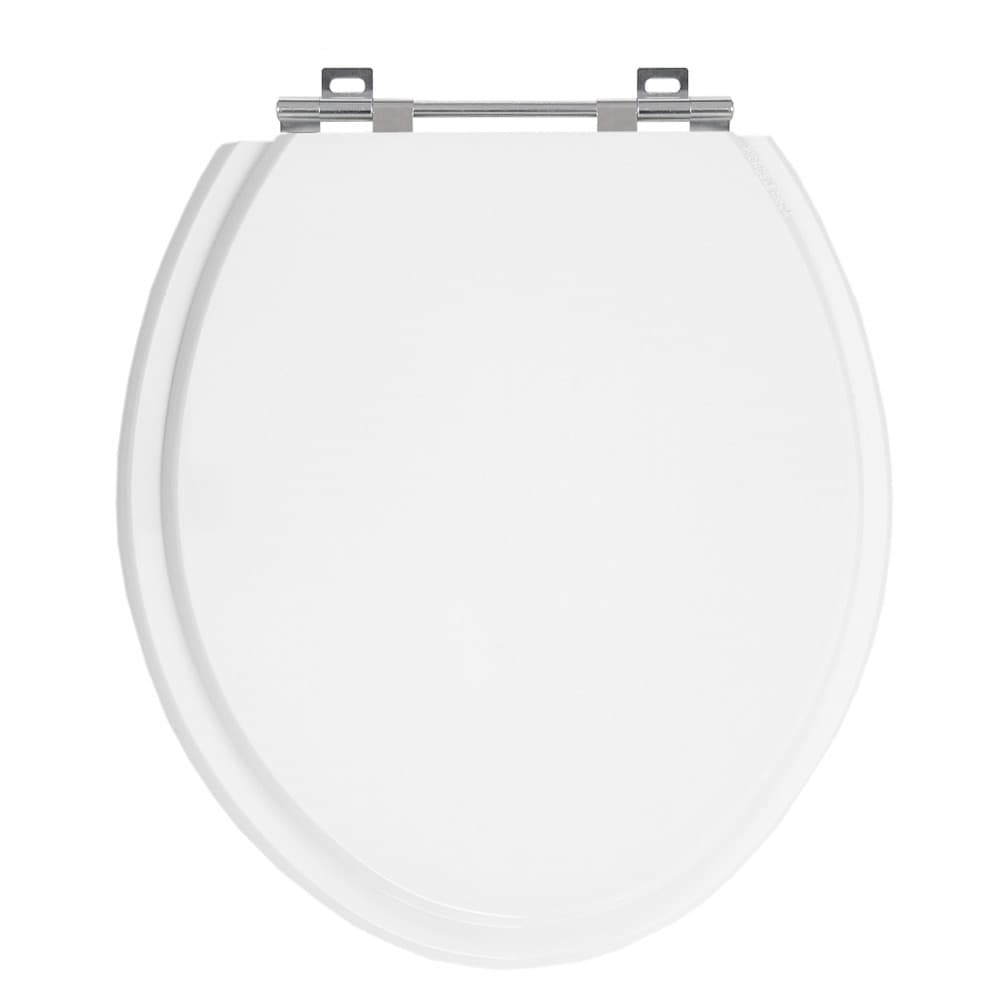 Assento Sanitário Universal para Vaso Oval Branco em MDF