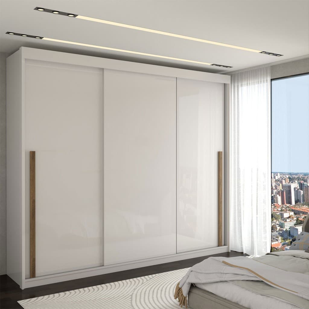 Guarda-Roupa Casal Cardial 3 Portas 6 Gavetas - Panorama Móveis
