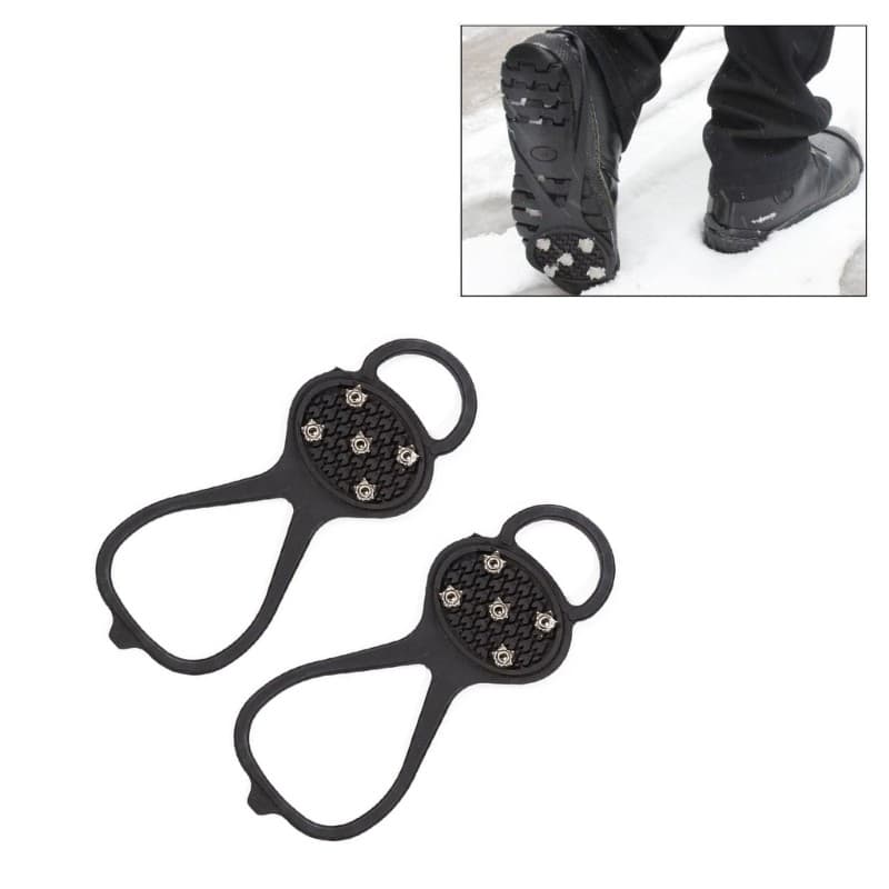 Estone 1 Par Pinças Travas Tração Para Caminhada Segura Superfícies Neve E Geladas