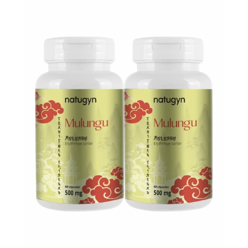 Kit  2  Mulungu 120 capsulas 500mg - Produto Natural- melhora qualidade do sono