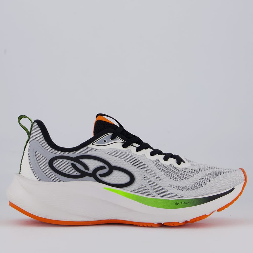 Tênis Olympikus Circuito Branco e Preto