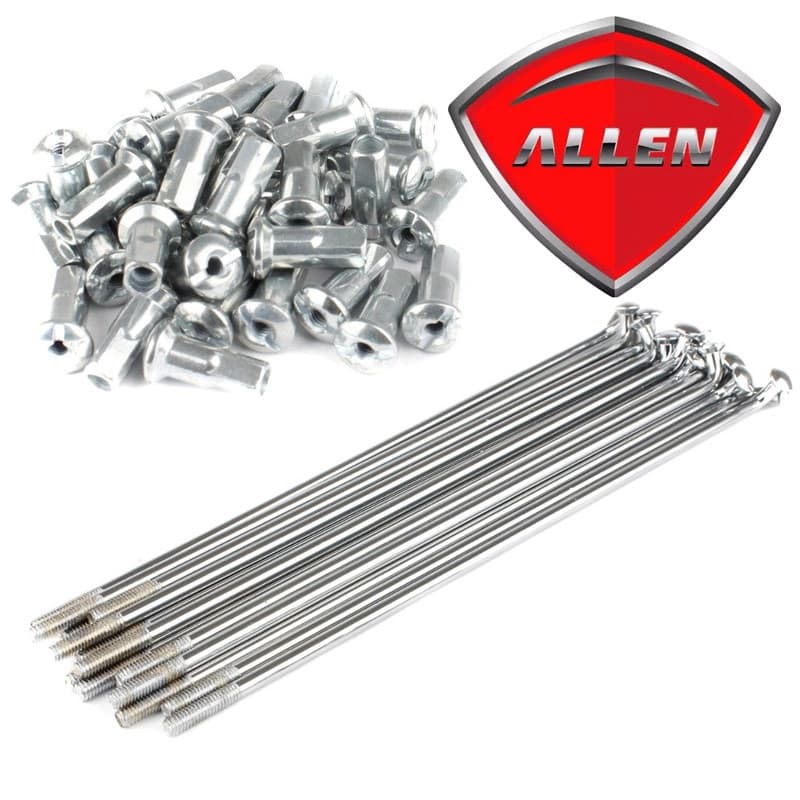 Raio Dianteiro NXR 125 / 150 BROS Tambor Cromado 4MM JG (allen)