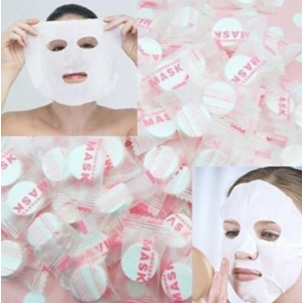 GGUAN KIT 30/60/90/150unidades máscaras faciais comprimidas para tratamento de beleza conveniente