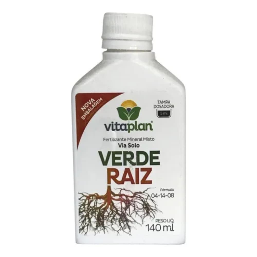 Fertilizante Verde Raiz Concentrado 140ml Vitaplan