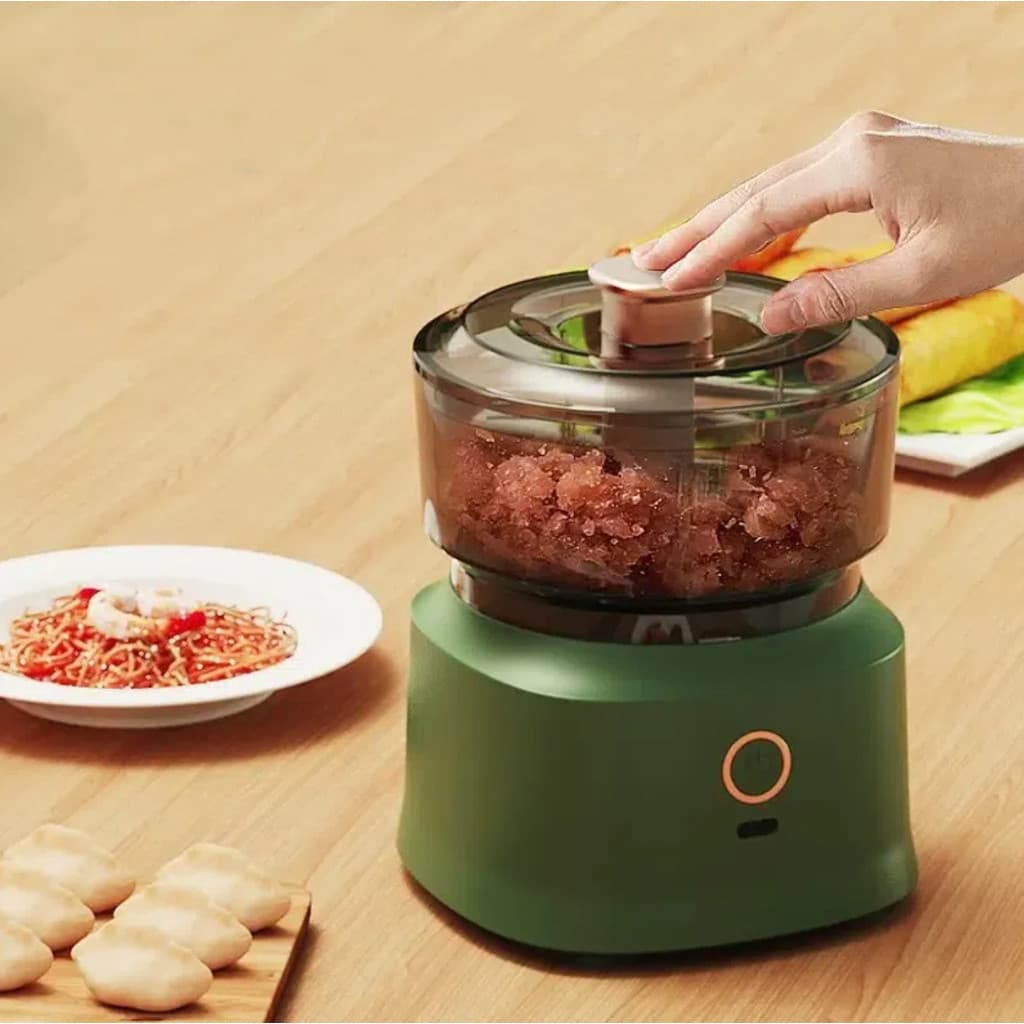 Mini Processador De Alimentos Elétrico Picador De Alho Triturador De Pimenta 350ml