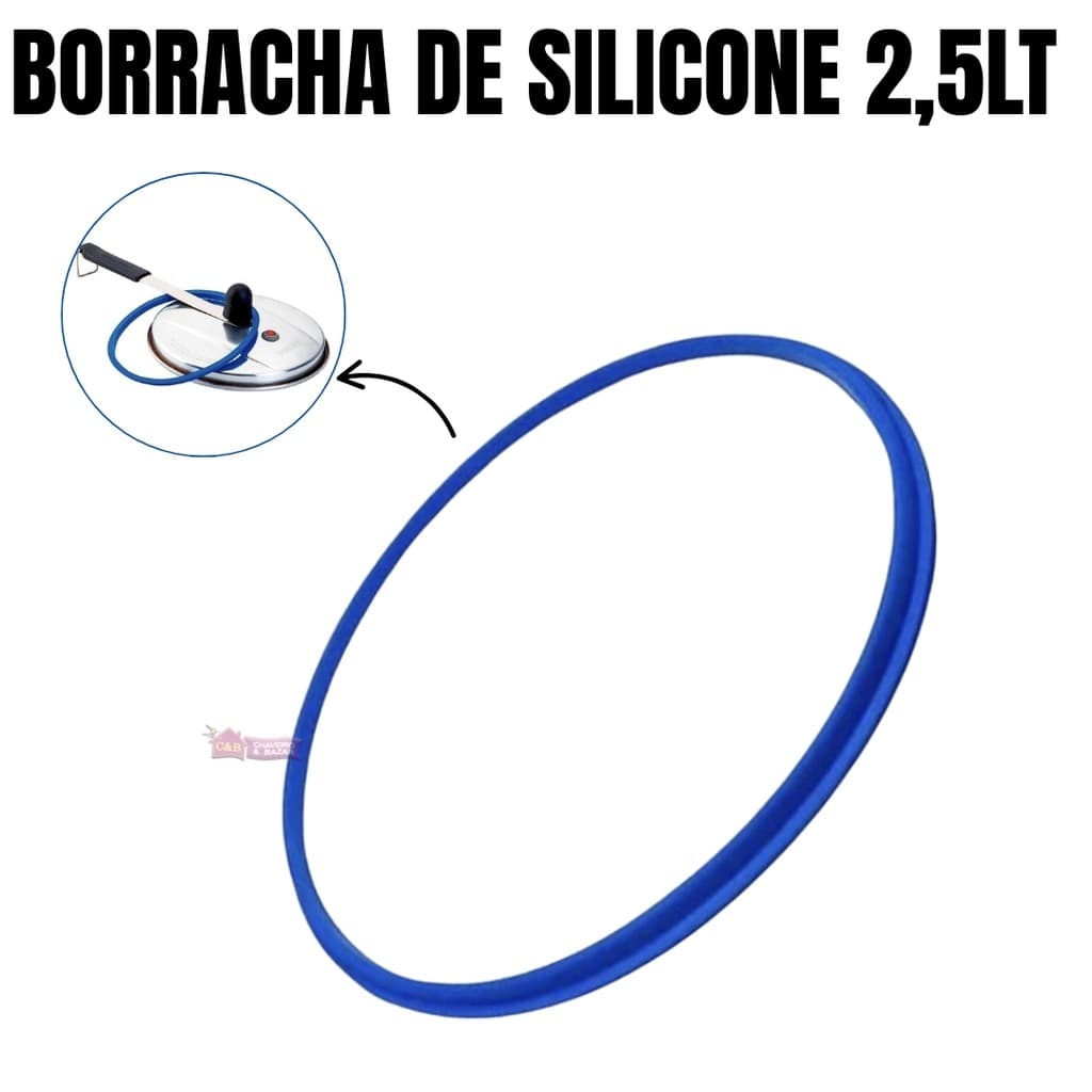 Borracha Panela de Pressão Marmicoc 2,5 Litros Silicone Guamantec
